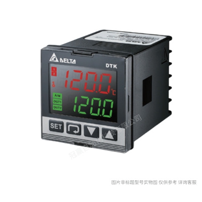 Delta/臺達溫控器DTK系列DTK4848V02熱電偶輸入Pt電阻LCD顯示